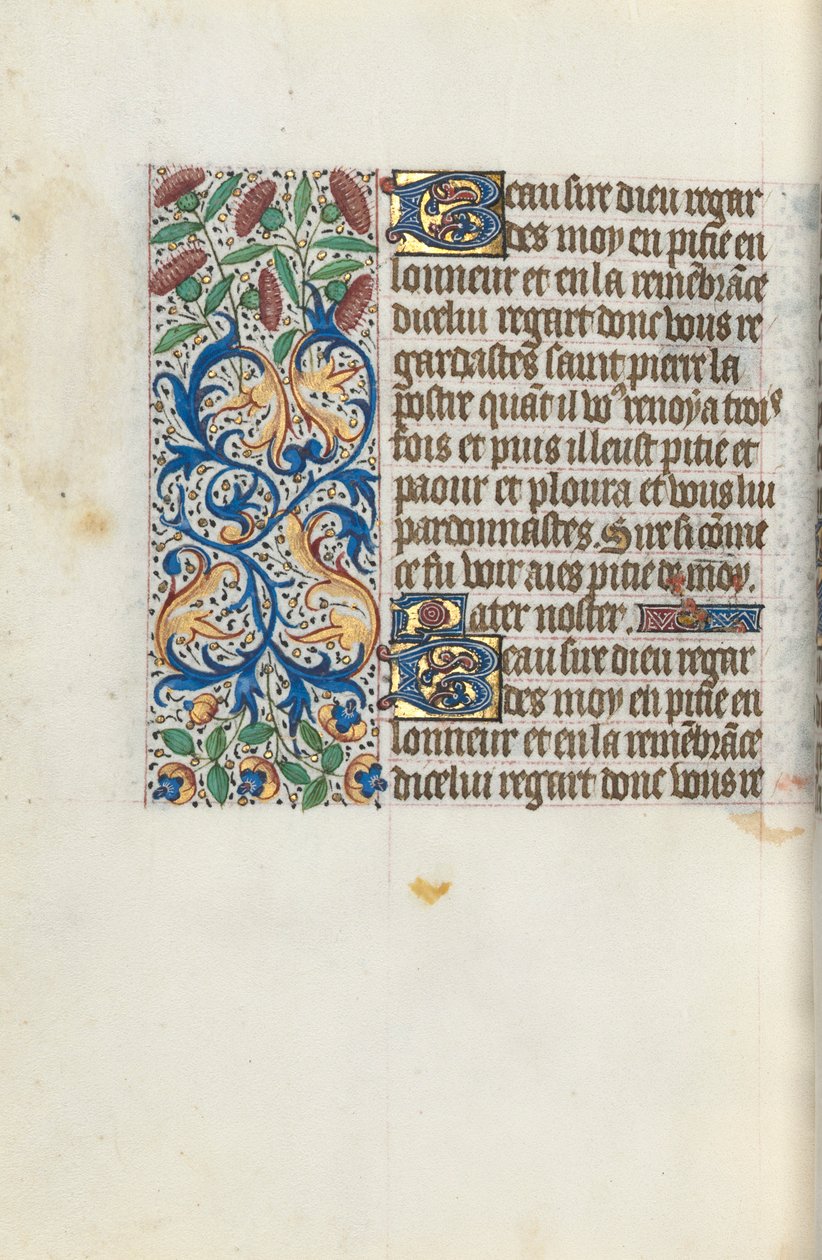 Tidsbok Användning av Rouen: fol. 153v, c. 1470. av Master of the Geneva Latini