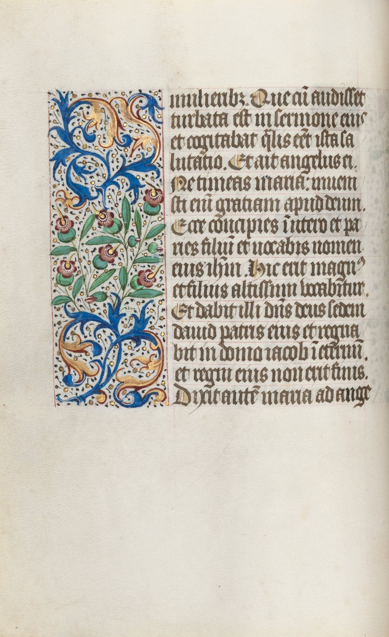 Tidsbok Användning av Rouen: fol. 15v, c. 1470. av Master of the Geneva Latini