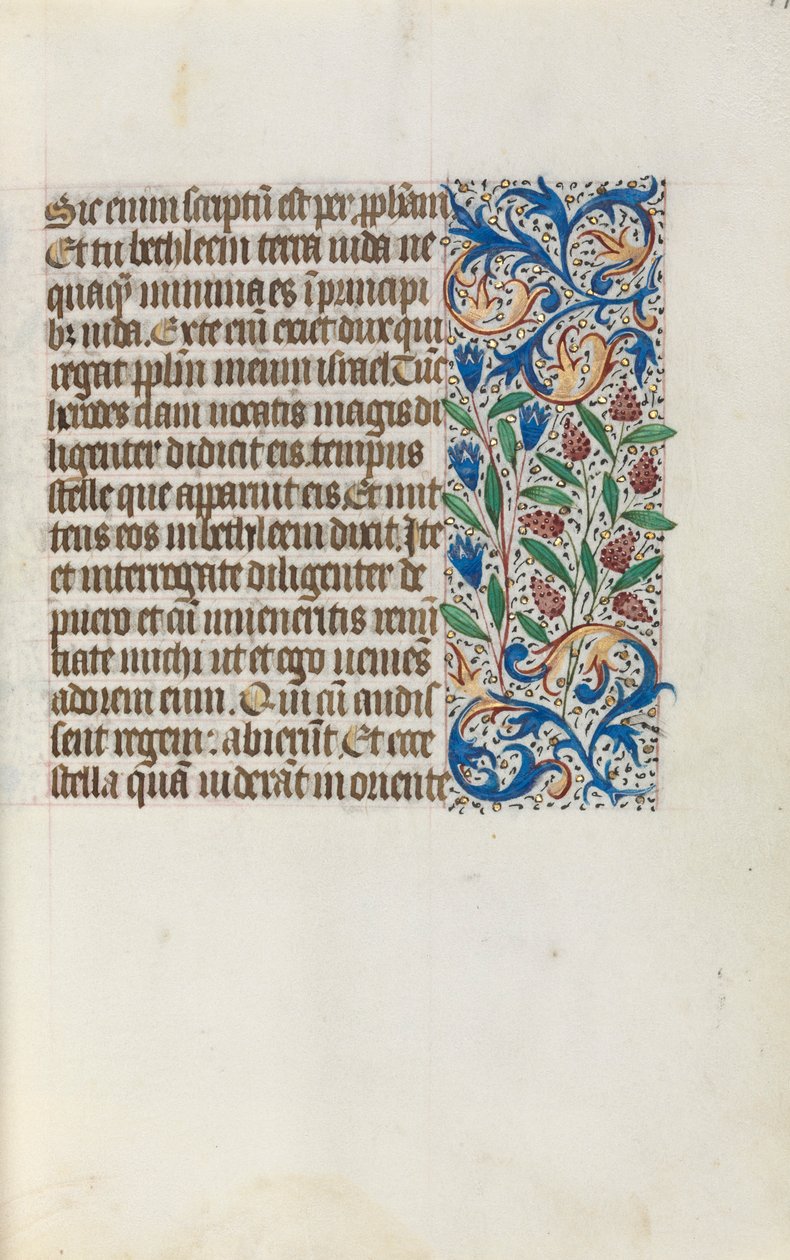 Tidsbok Användning av Rouen: fol. 17r, c. 1470. av Master of the Geneva Latini