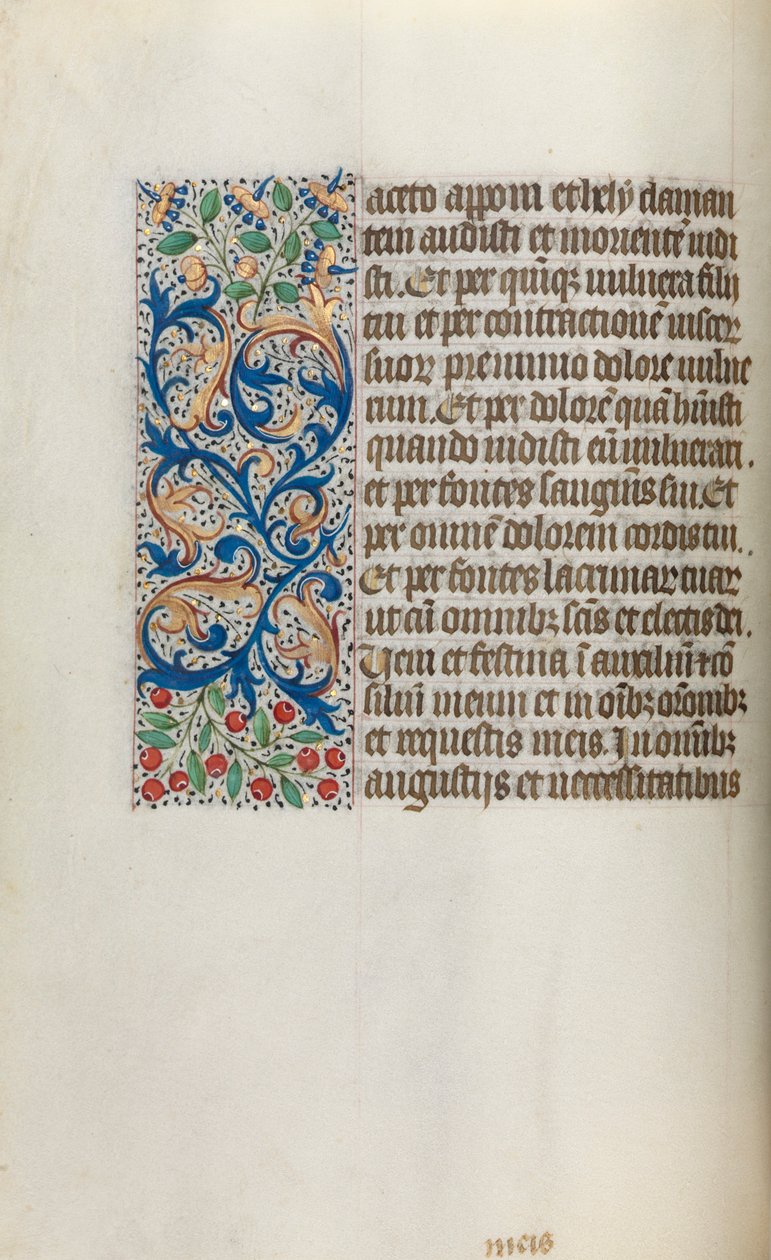 Tidsbok Användning av Rouen: fol. 20v, c. 1470. av Master of the Geneva Latini