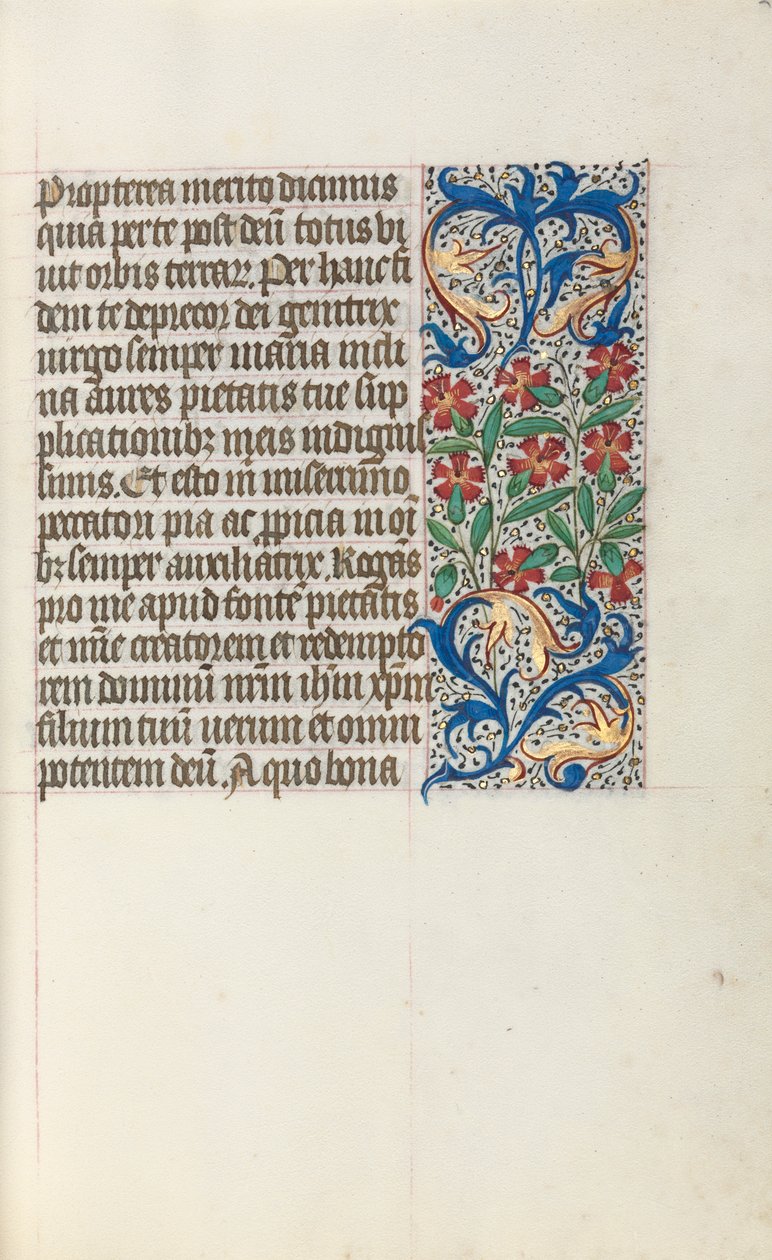 Tidsbok Användning av Rouen: fol. 24r, c. 1470. av Master of the Geneva Latini