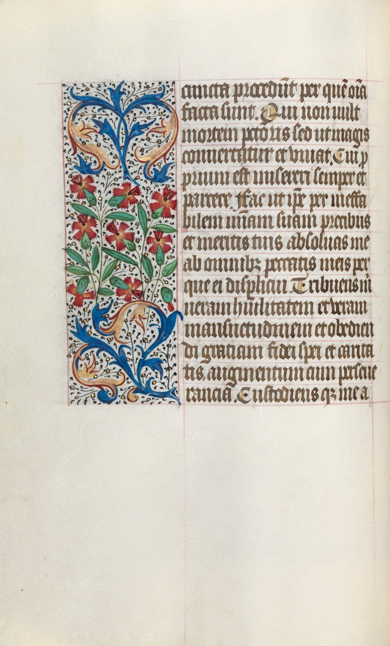 Tidsbok Användning av Rouen: fol. 24v, c. 1470. av Master of the Geneva Latini