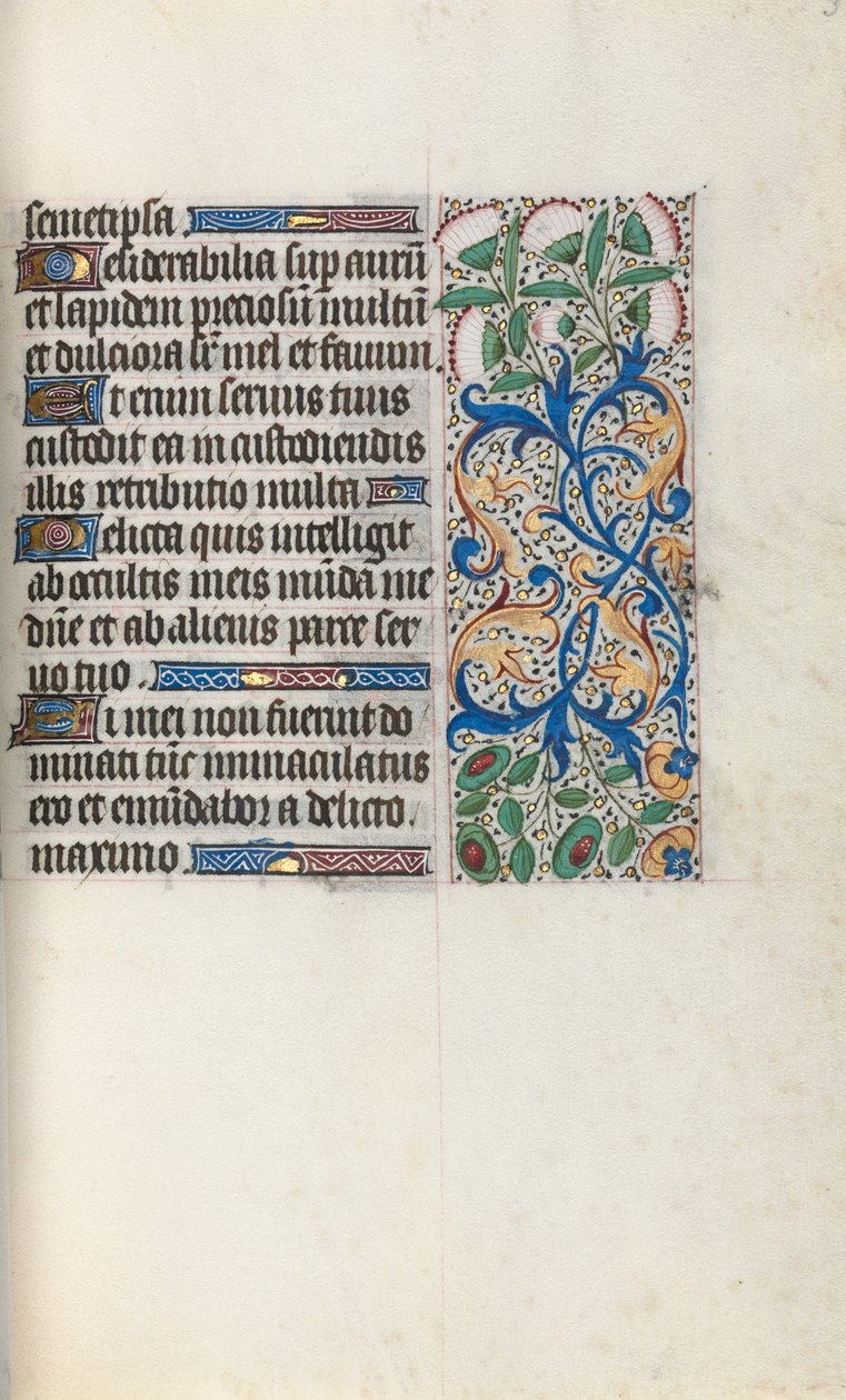 Tidsbok Användning av Rouen: fol. 33r, c. 1470. av Master of the Geneva Latini