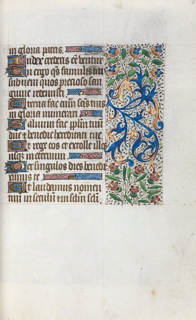 Tidsbok Användning av Rouen: fol. 38v, c. 1470. av Master of the Geneva Latini