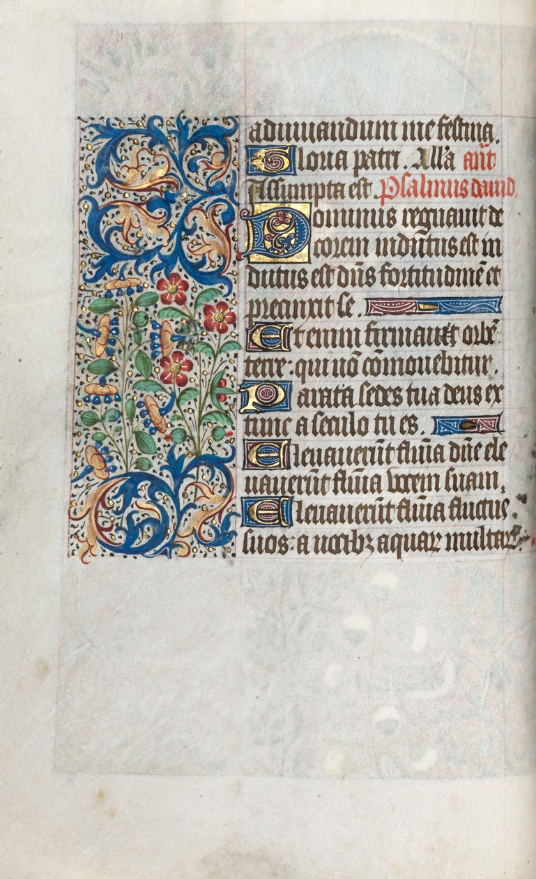 Tidsbok Användning av Rouen: fol. 39b, c. 1470. av Master of the Geneva Latini
