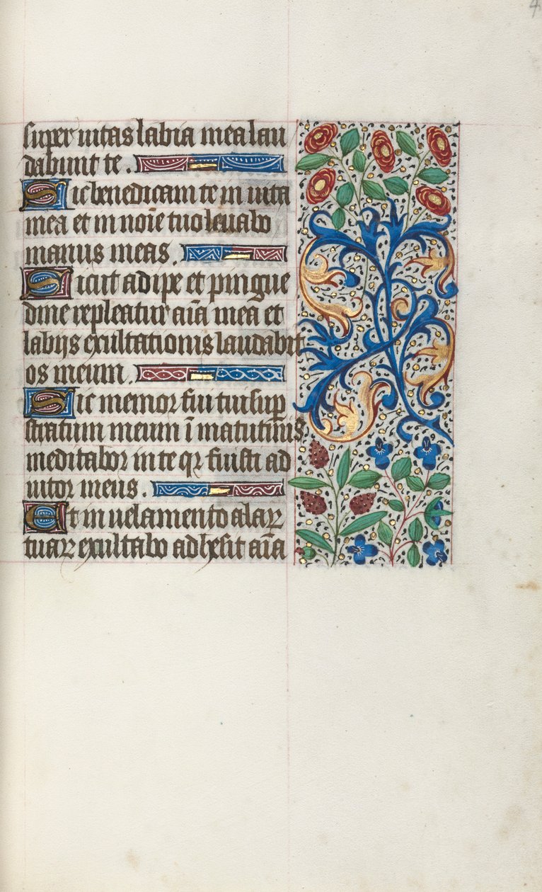 Tidsbok Användning av Rouen: fol. 40r, c. 1470. av Master of the Geneva Latini