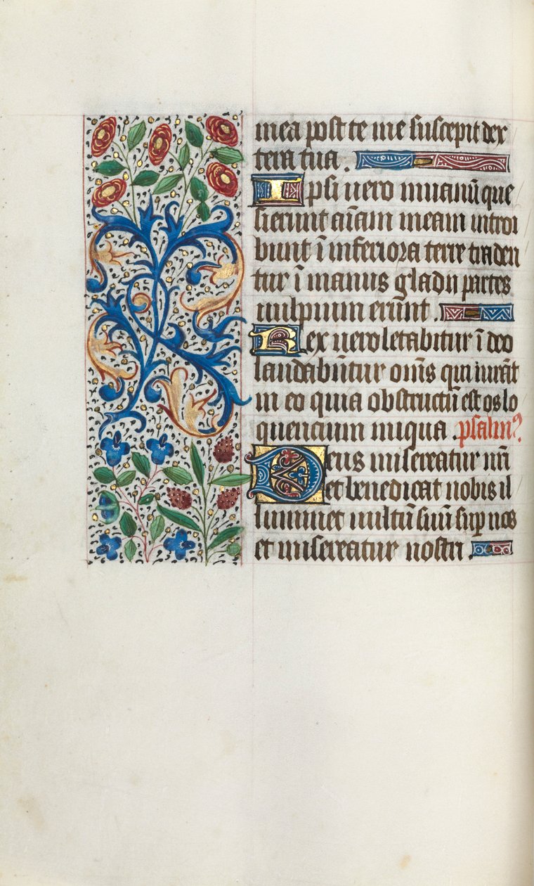 Tidsbok Användning av Rouen: fol. 40v, c. 1470. av Master of the Geneva Latini