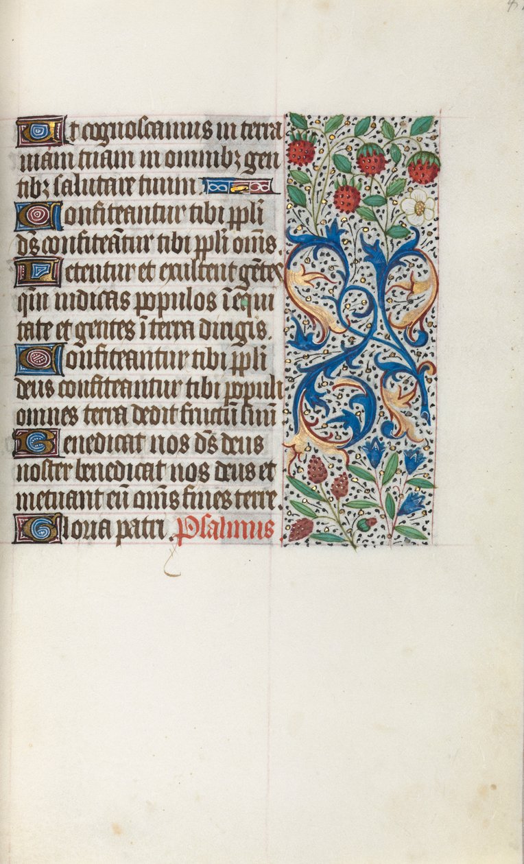 Tidsbok Användning av Rouen: fol. 41r, c. 1470. av Master of the Geneva Latini