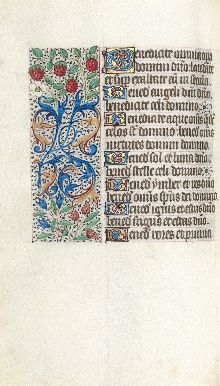 Tidsbok Användning av Rouen: fol. 42v, c. 1470. av Master of the Geneva Latini