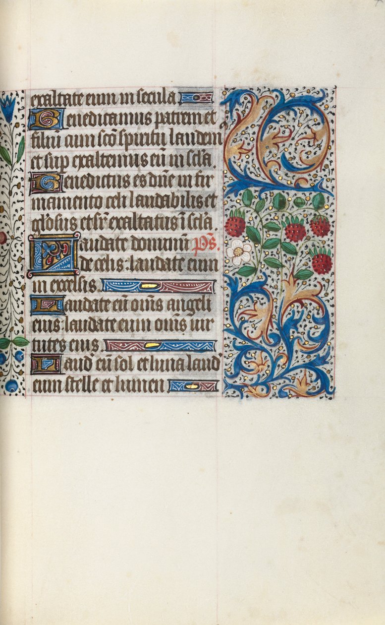 Tidsbok Användning av Rouen: fol. 44r, c. 1470. av Master of the Geneva Latini