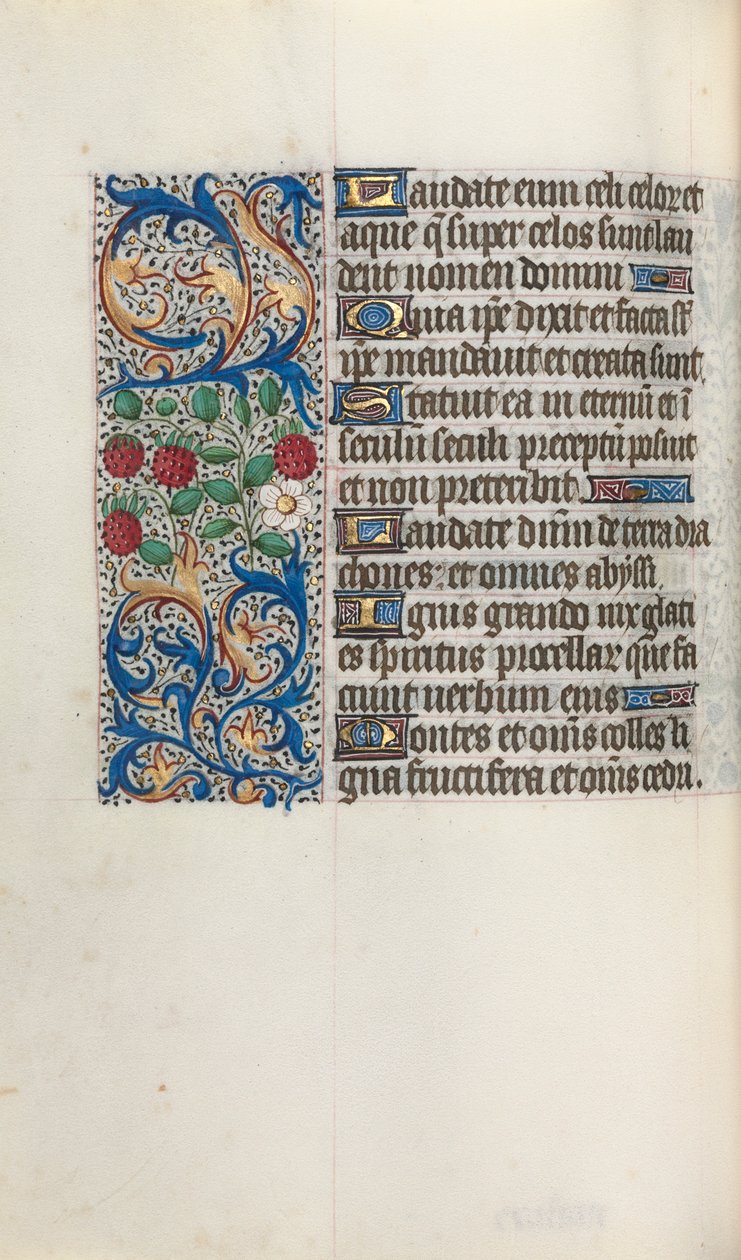 Tidsbok Användning av Rouen: fol. 44v, c. 1470. av Master of the Geneva Latini