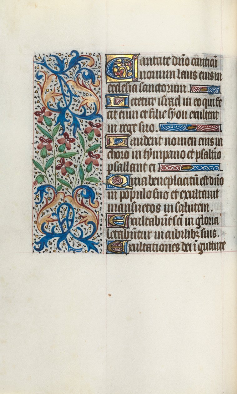 Tidsbok Användning av Rouen: fol. 45v, c. 1470. av Master of the Geneva Latini