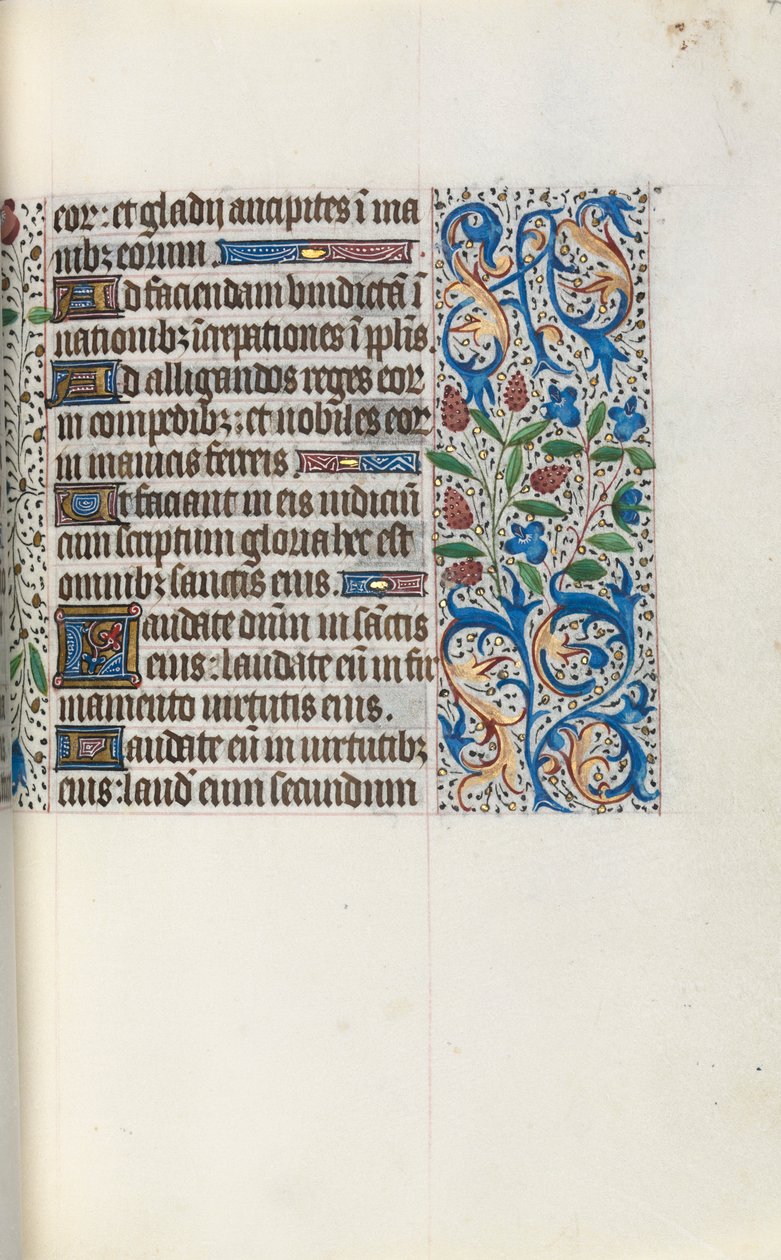 Tidsbok Användning av Rouen: fol. 46r, c. 1470. av Master of the Geneva Latini