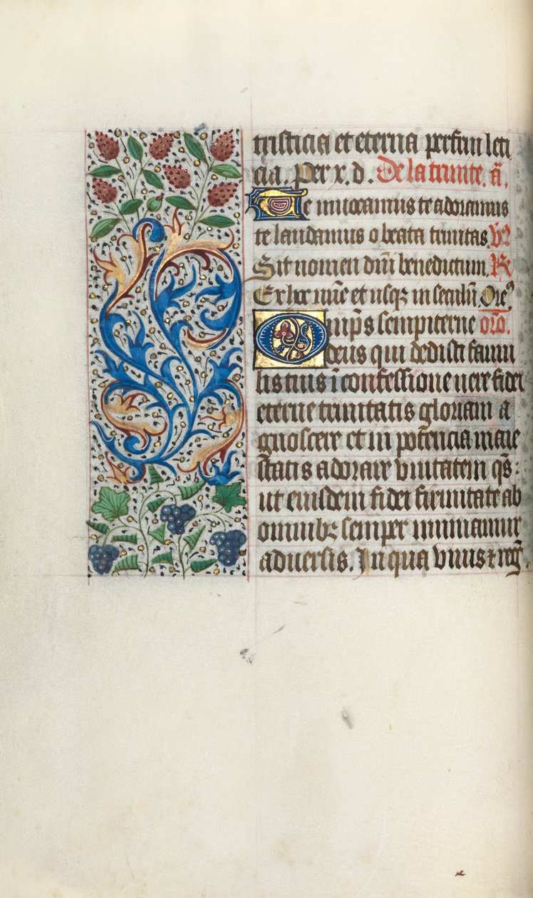 Tidsbok Användning av Rouen: fol. 49v, c. 1470. av Master of the Geneva Latini