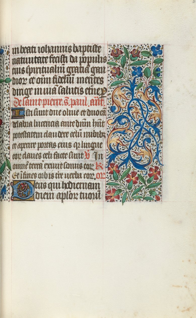 Tidsbok Användning av Rouen: fol. 51r, c. 1470. av Master of the Geneva Latini