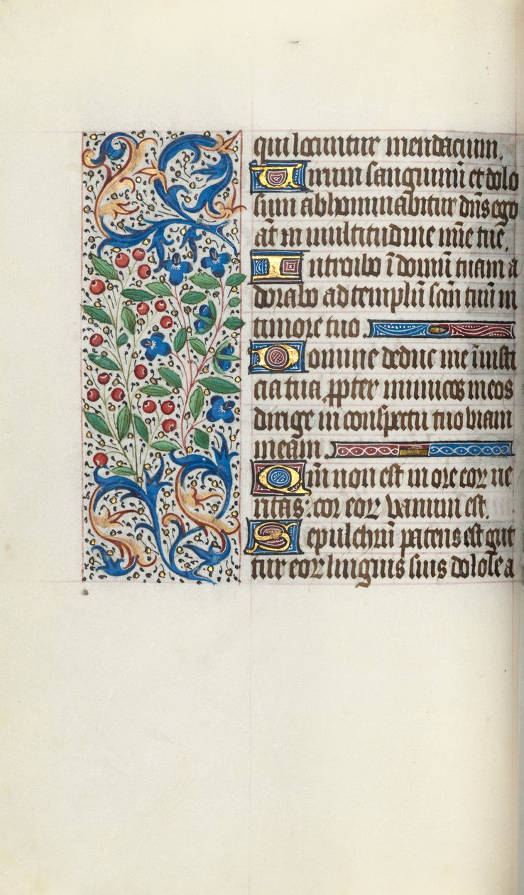 Tidsbok Användning av Rouen: fol. 52v, c. 1470. av Master of the Geneva Latini