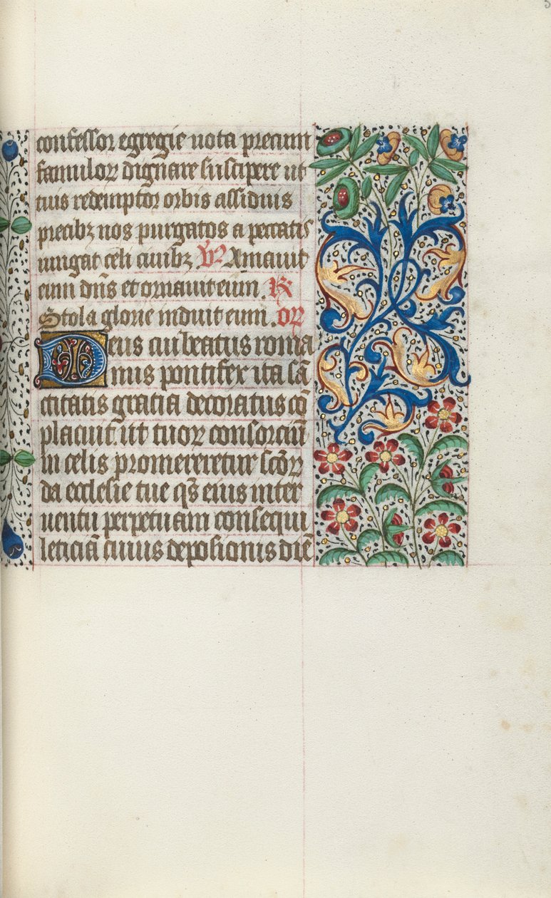 Tidsbok Användning av Rouen: fol. 53r, c. 1470. av Master of the Geneva Latini