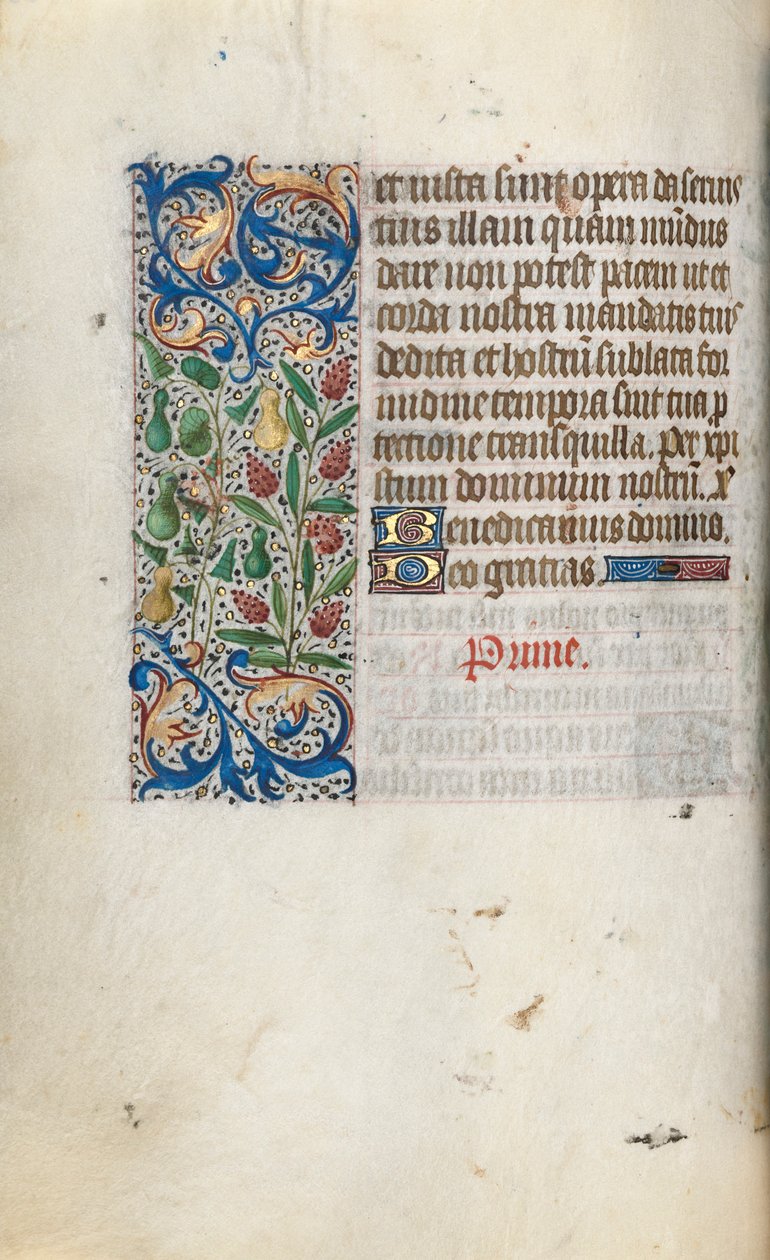 Tidsbok Användning av Rouen: fol. 55v, c. 1470. av Master of the Geneva Latini