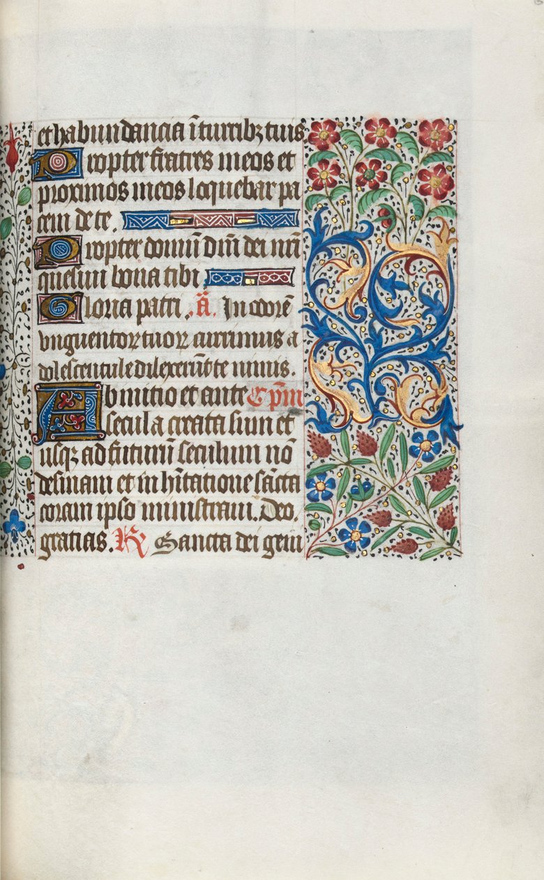 Tidsbok Användning av Rouen: fol. 63r, c. 1470. av Master of the Geneva Latini