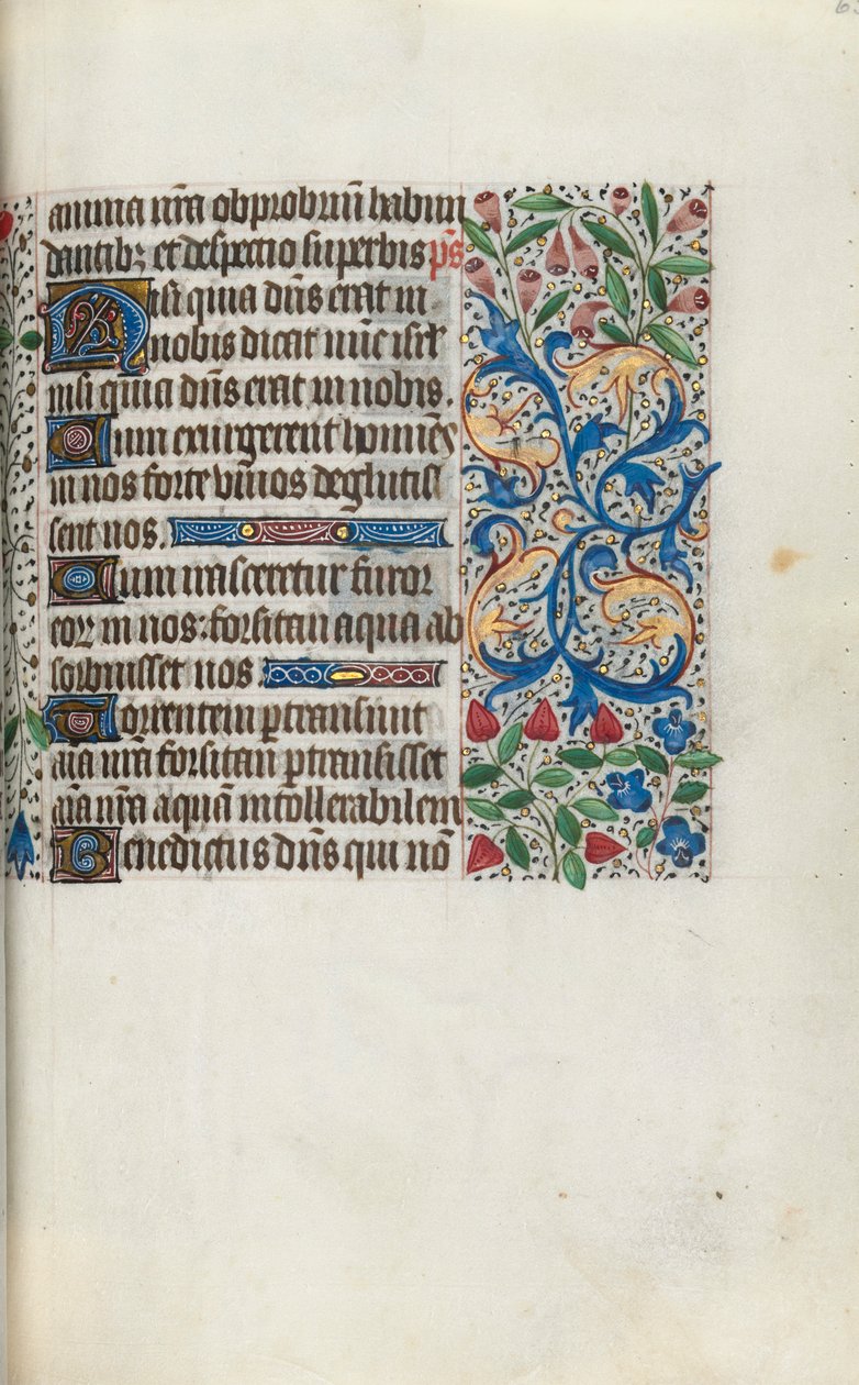 Tidsbok Användning av Rouen: fol. 65r, c. 1470. av Master of the Geneva Latini