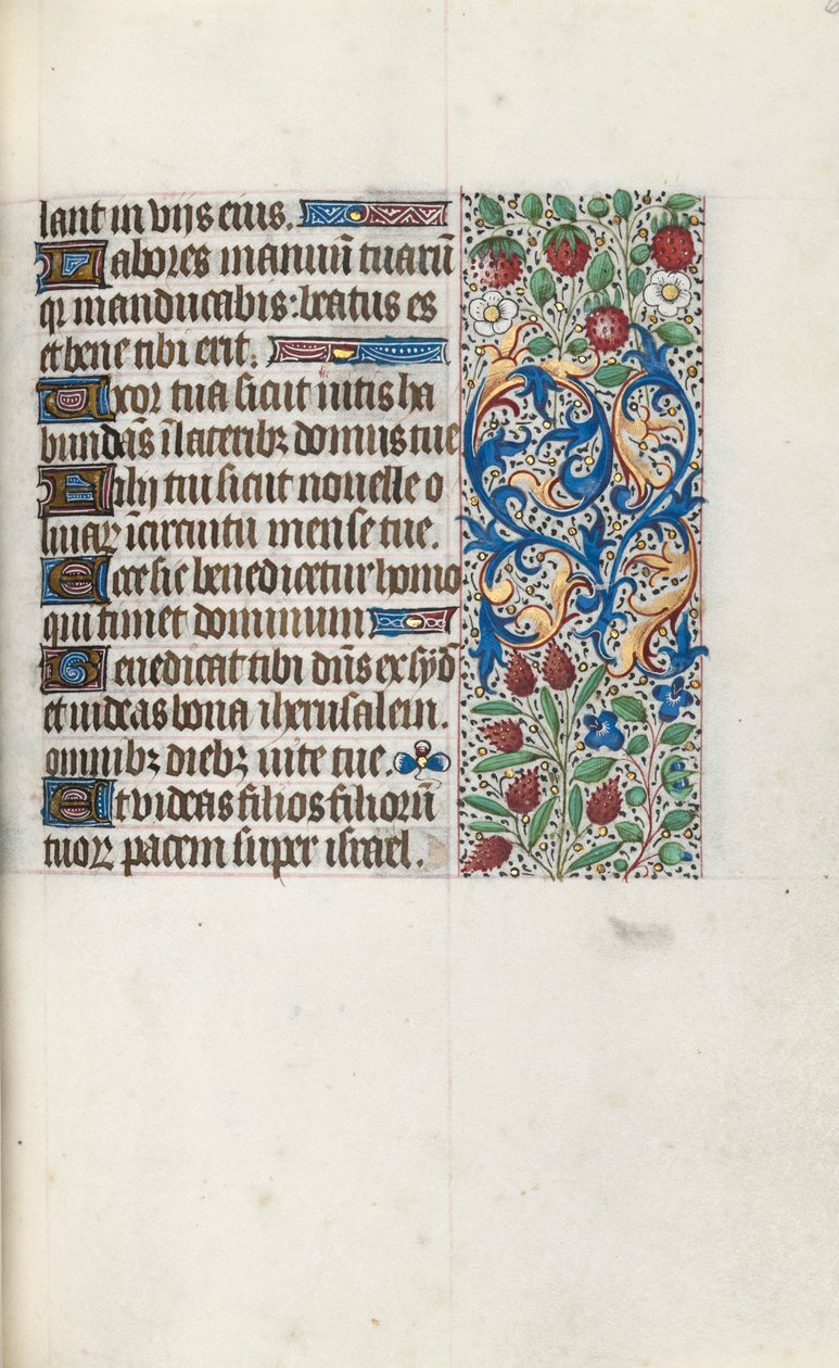 Tidsbok Användning av Rouen: fol. 69r, c. 1470. av Master of the Geneva Latini