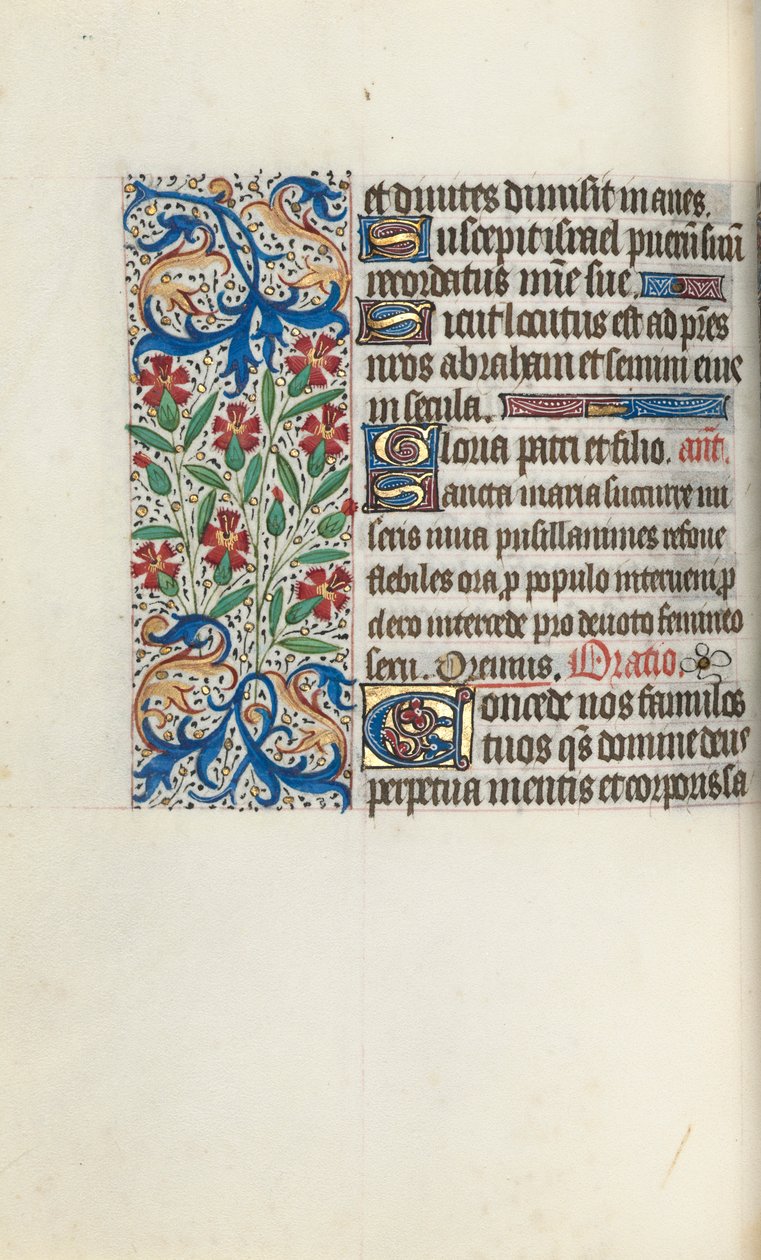 Tidsbok Användning av Rouen: fol. 74v, c. 1470. av Master of the Geneva Latini