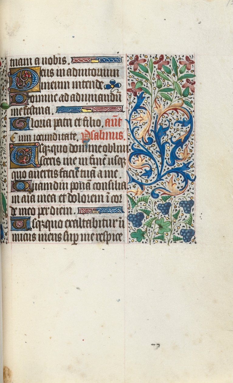 Tidsbok Användning av Rouen: fol. 75r, c. 1470. av Master of the Geneva Latini