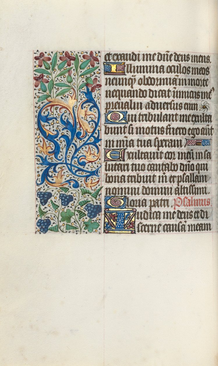 Tidsbok Användning av Rouen: fol. 75v, c. 1470. av Master of the Geneva Latini