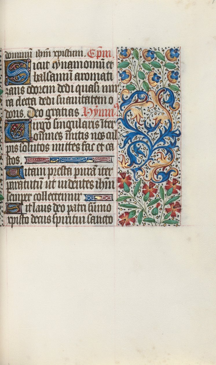 Tidsbok Användning av Rouen: fol. 78r, c. 1470. av Master of the Geneva Latini