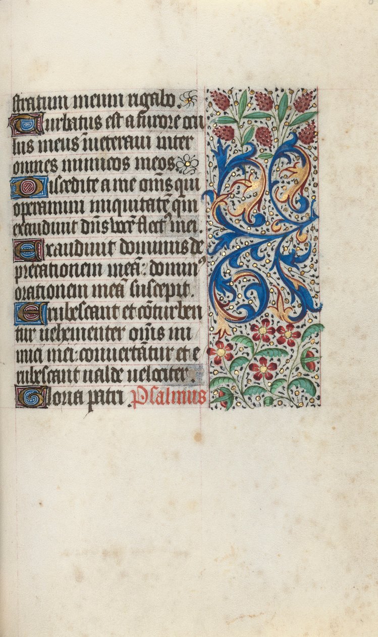 Tidsbok Användning av Rouen: fol. 81r, c. 1470. av Master of the Geneva Latini