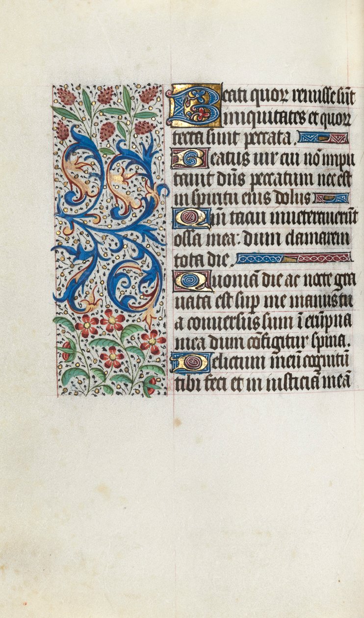 Tidsbok Användning av Rouen: fol. 81v, c. 1470. av Master of the Geneva Latini