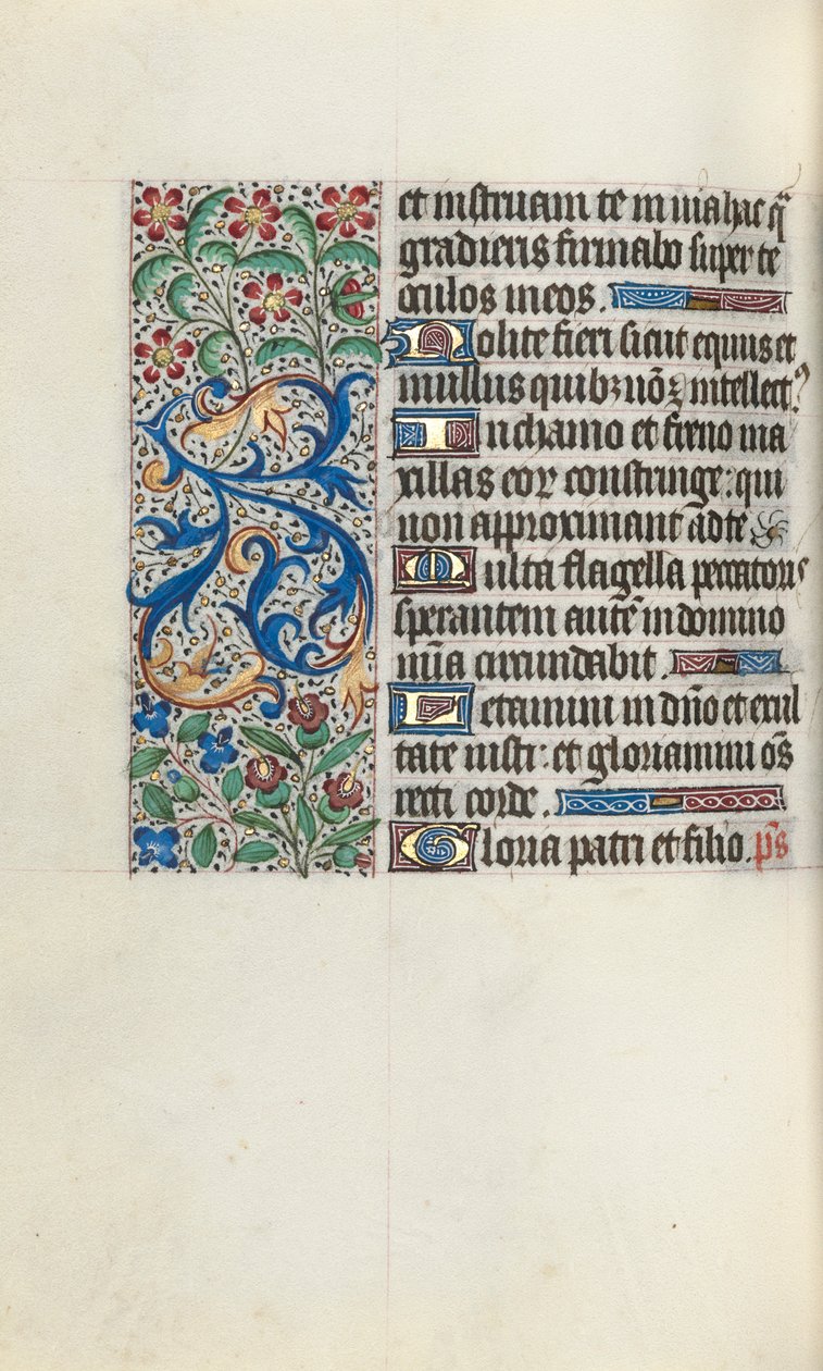 Tidsbok Användning av Rouen: fol. 82v, c. 1470. av Master of the Geneva Latini