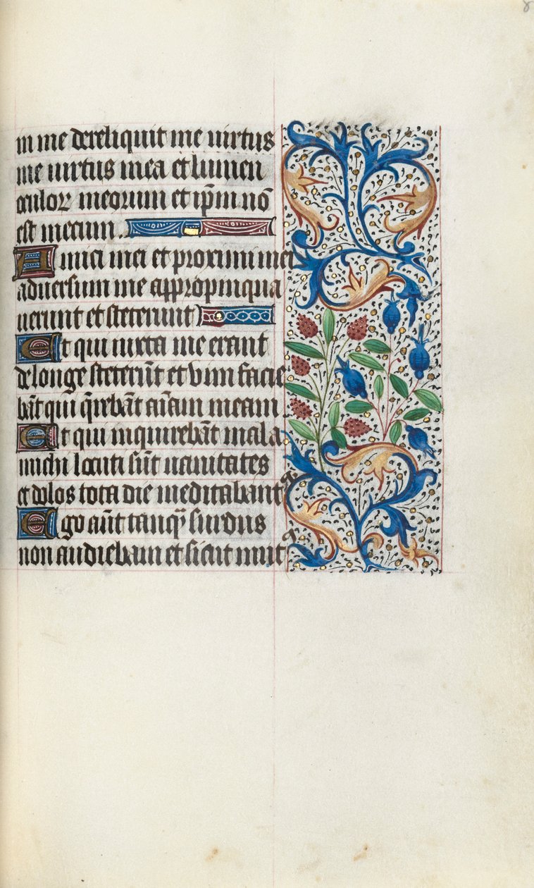Tidsbok Användning av Rouen: fol. 84r, c. 1470. av Master of the Geneva Latini