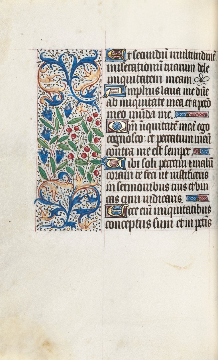 Tidsbok Användning av Rouen: fol. 85v, c. 1470. av Master of the Geneva Latini