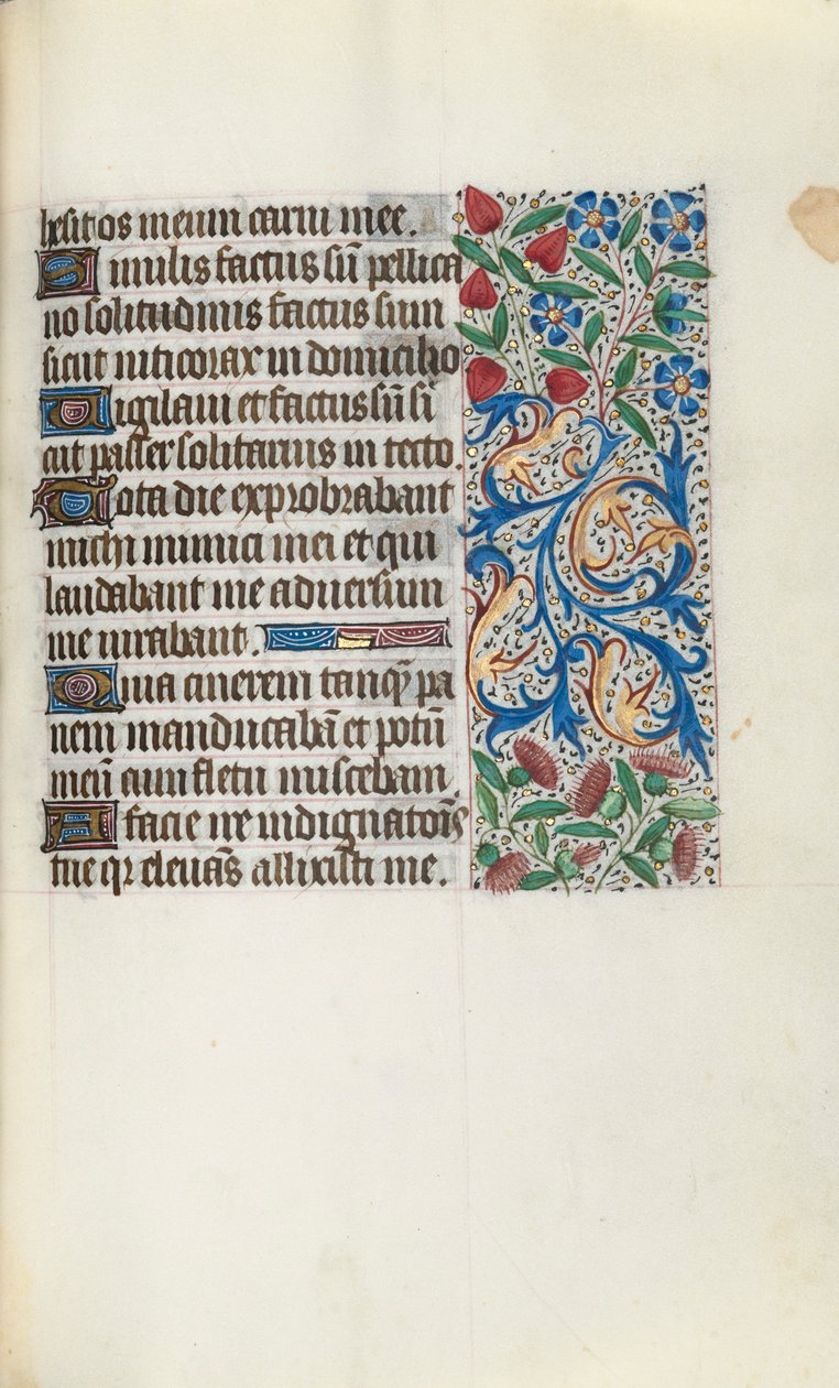 Tidsbok Användning av Rouen: fol. 88r, c. 1470. av Master of the Geneva Latini