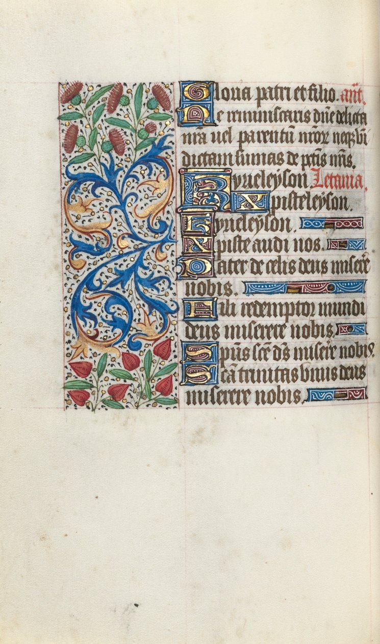 Tidsbok Användning av Rouen: fol. 92v, c. 1470. av Master of the Geneva Latini