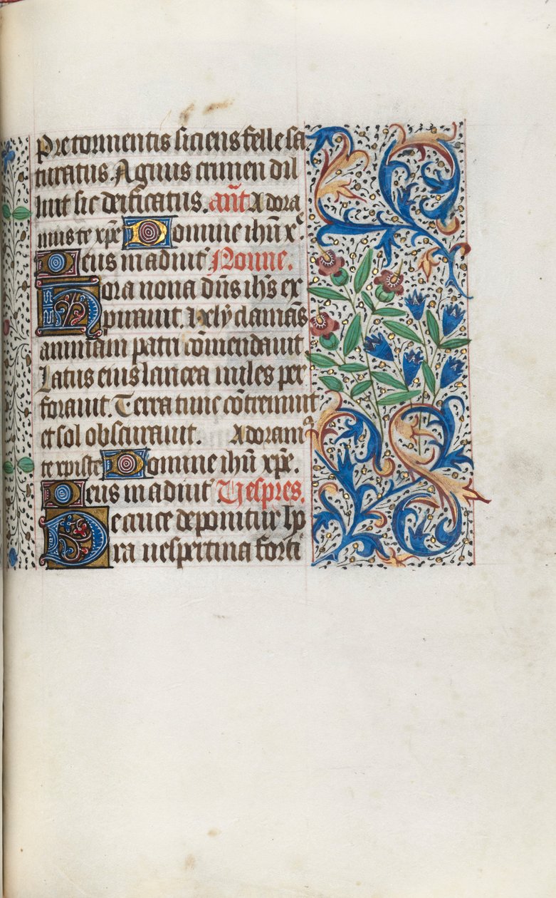 Tidsbok Användning av Rouen: fol. 98r, c. 1470. av Master of the Geneva Latini