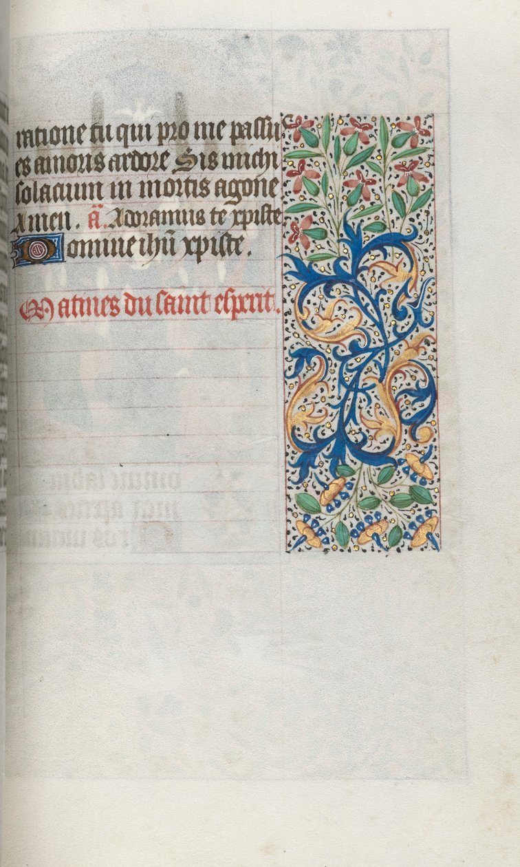 Tidsbok Användning av Rouen: fol. 99r, c. 1470. av Master of the Geneva Latini