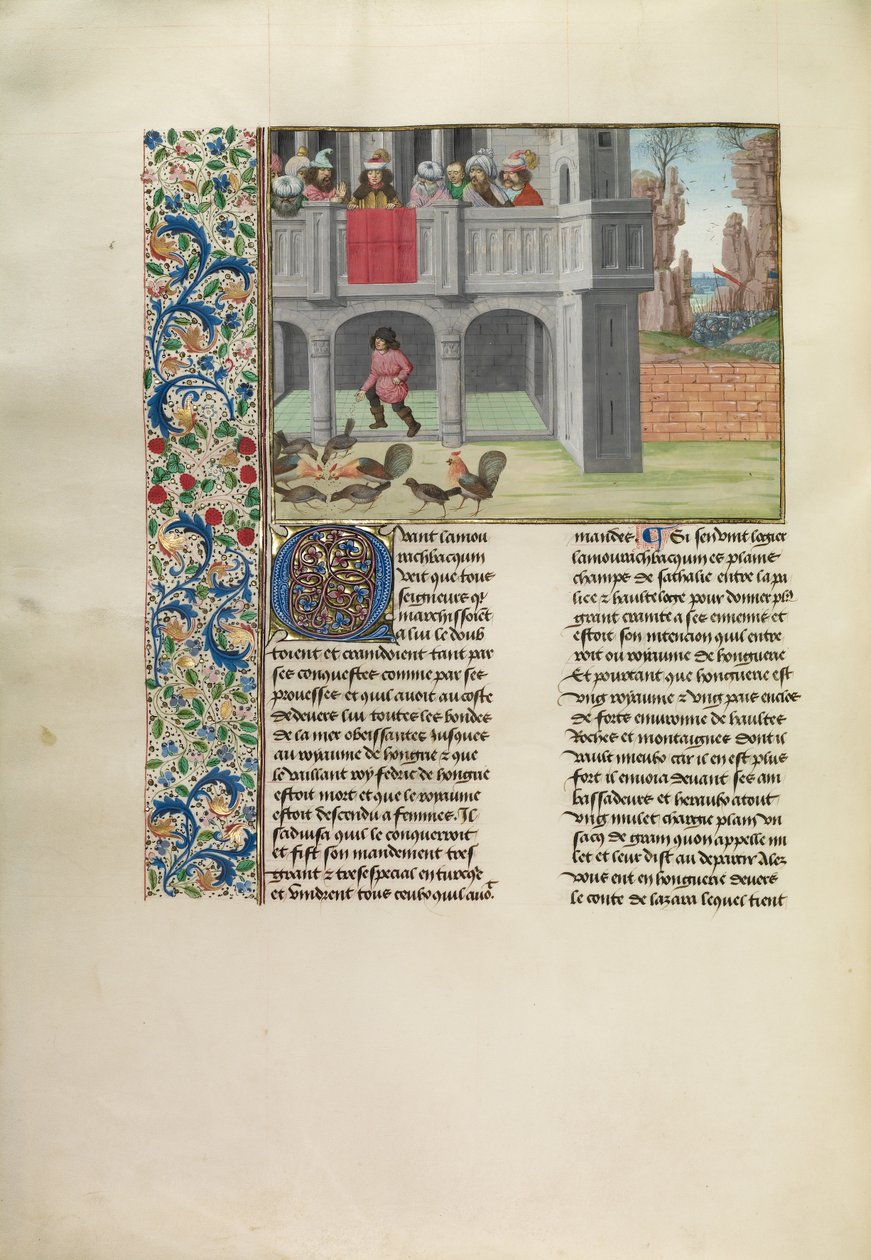 Liknelsen om hönor och säd av Master of the Getty Froissart