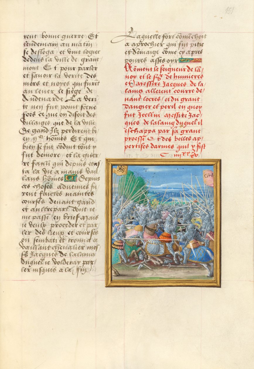 Slaget vid Lokeren av Master of the Getty Lalaing