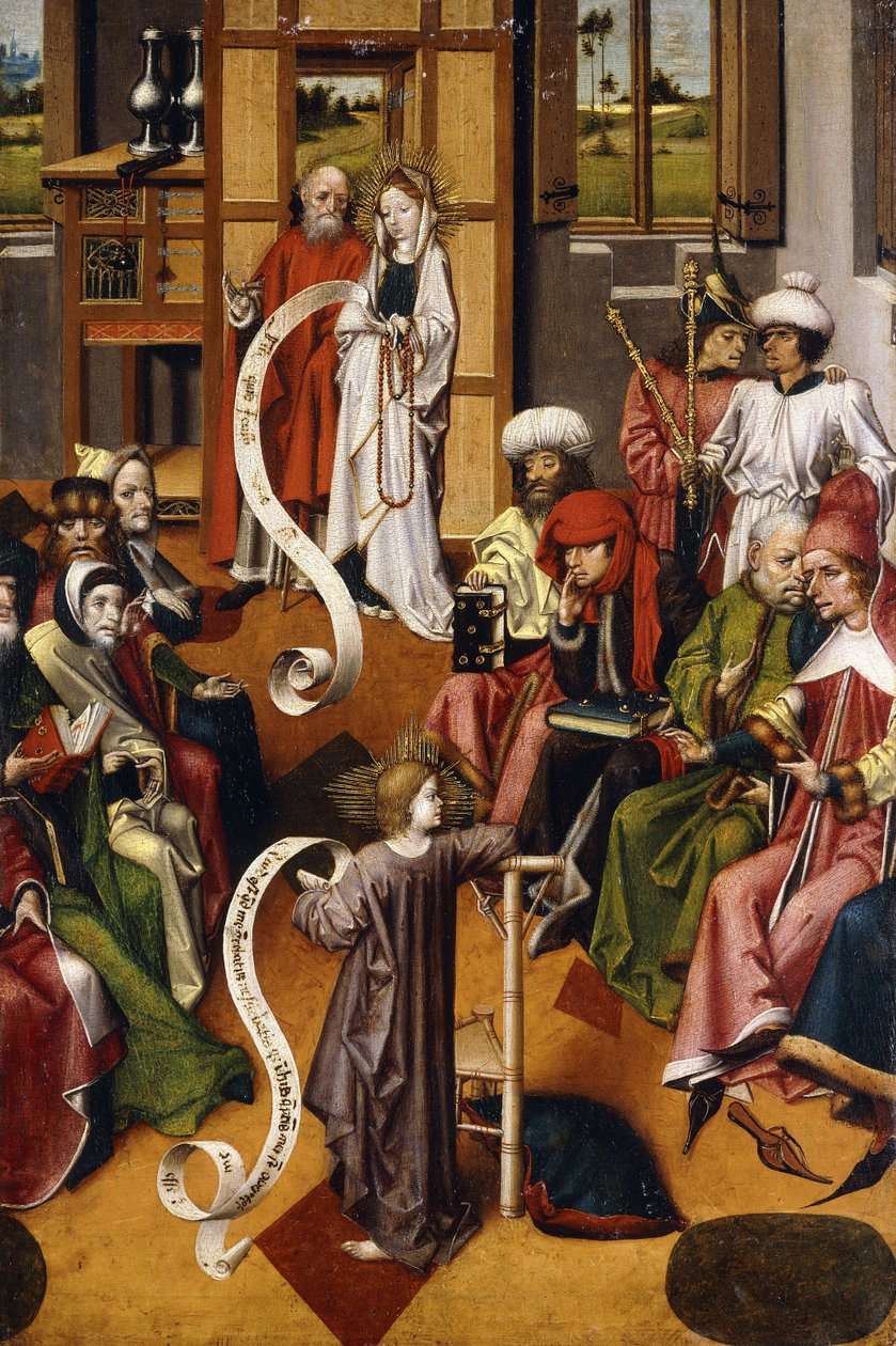Presentationen i templet av Master of the Iserlohn Altar