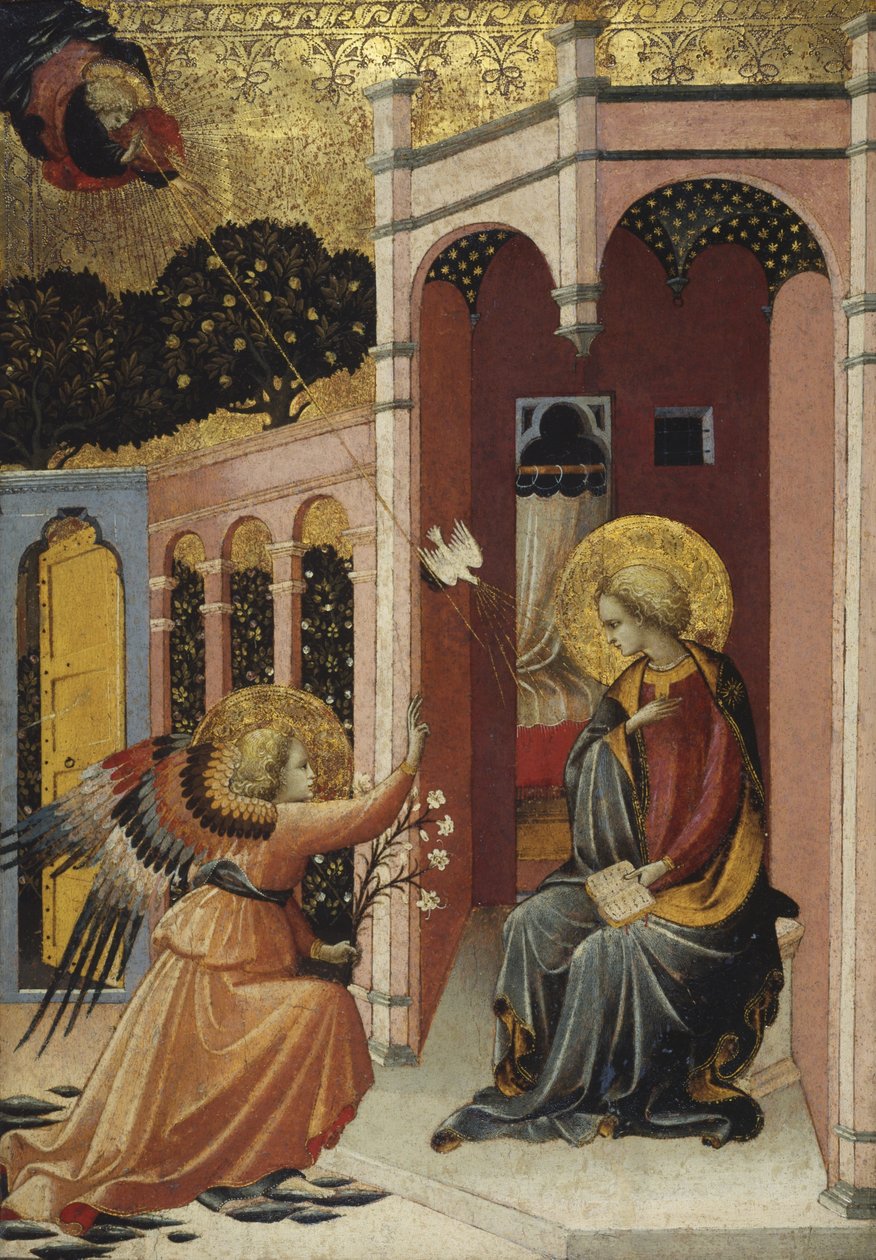 Kungörelse, c.1430-40 av Master of the Judgement of Paris