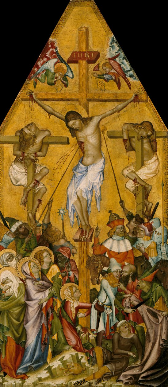 Kristi korsfästelse, ca 1340 av Master of the Kaufmann Crucifixion