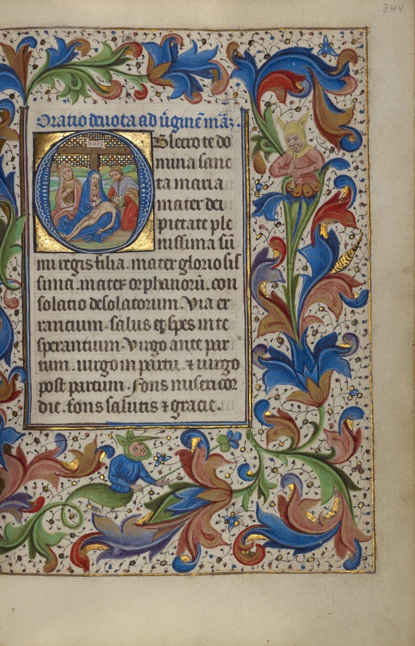 Inledande O: Pietà av Master of the Lee Hours