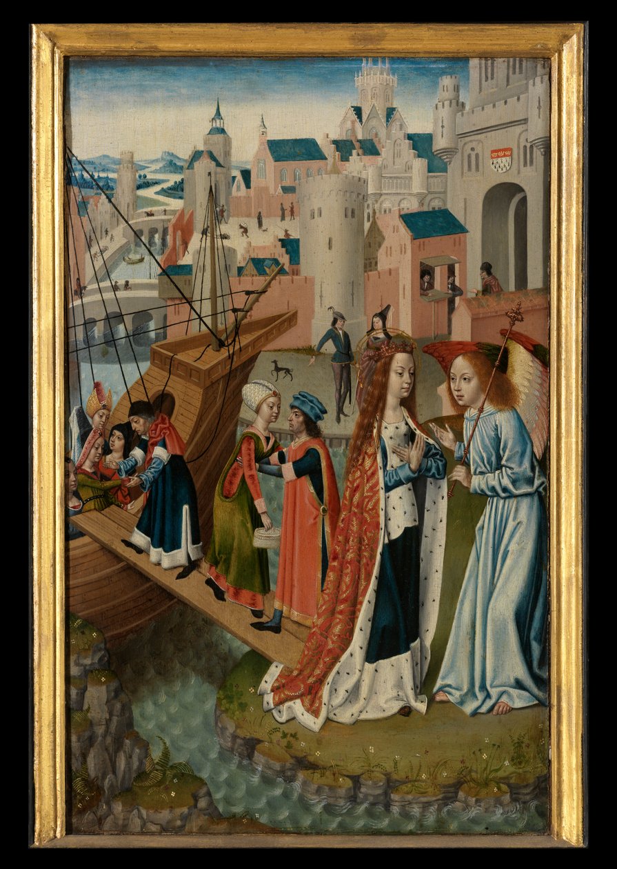 Panel från legenden om St. Ursula av Master of the Legend of St. Ursula