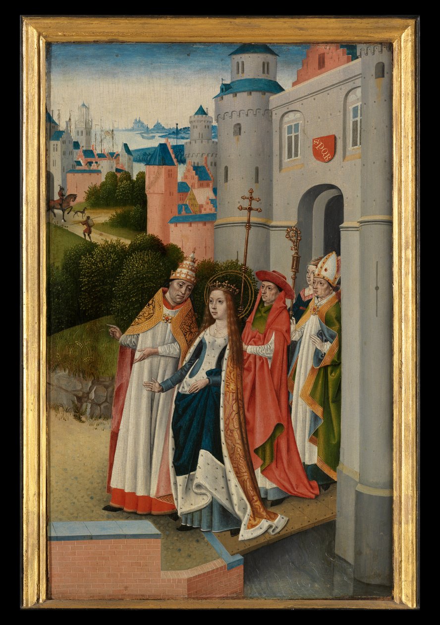 Panel från legenden om St. Ursula av Master of the Legend of St. Ursula