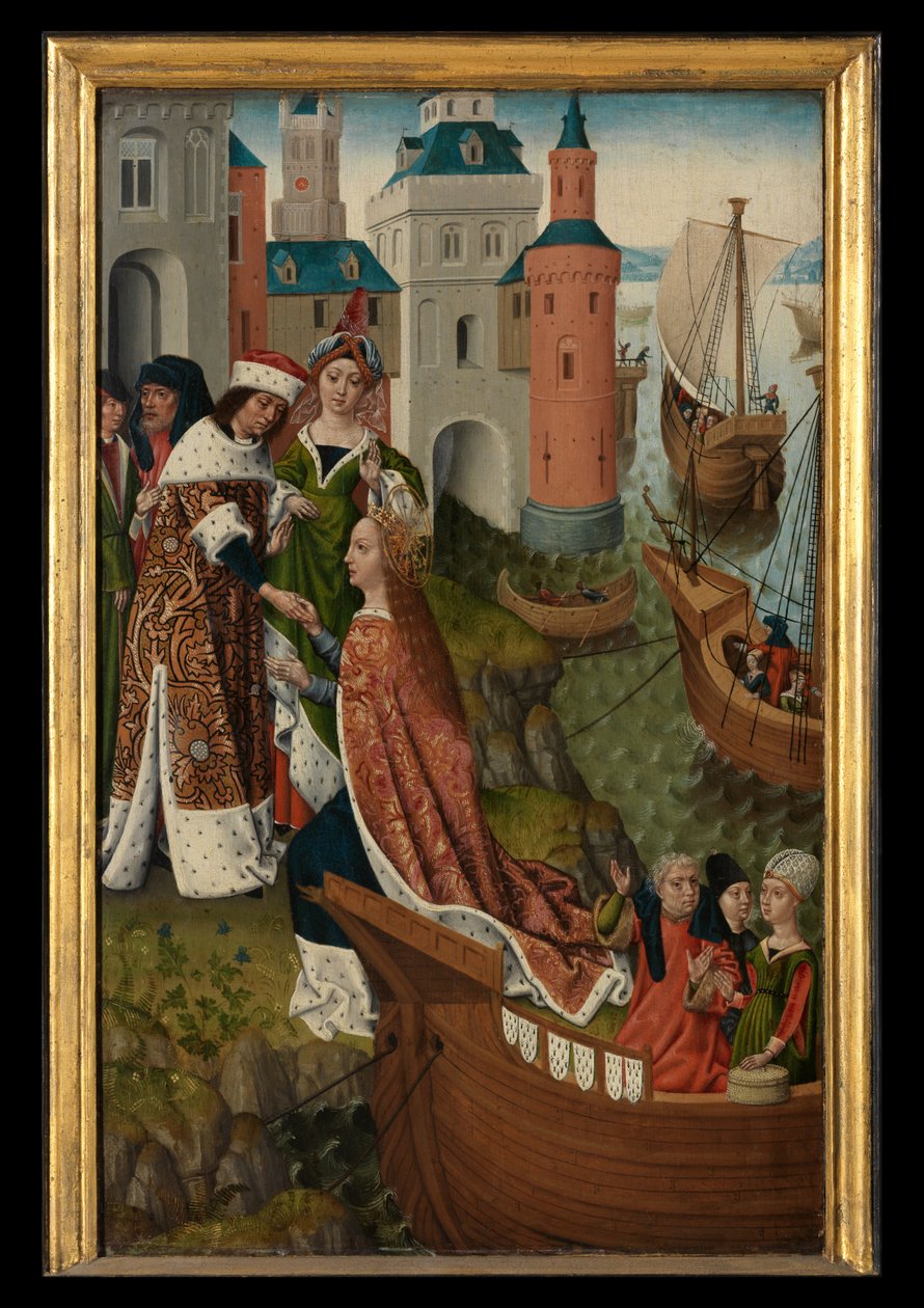 Panel från legenden om St. Ursula av Master of the Legend of St. Ursula