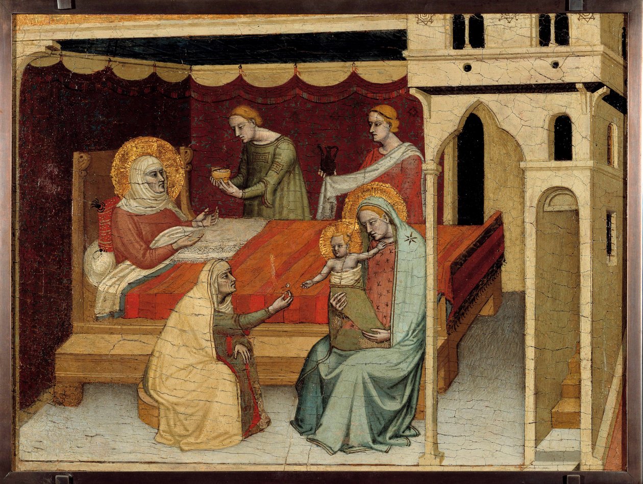 Altartavla av Johannes Döparens Mästare, ca 1350 (målning) av Master of the Life of Saint John the Baptist