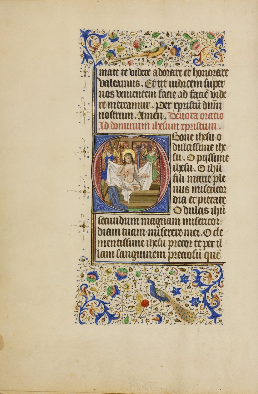 Inledande O: Smärtornas man av Master of the Llangattock Hours