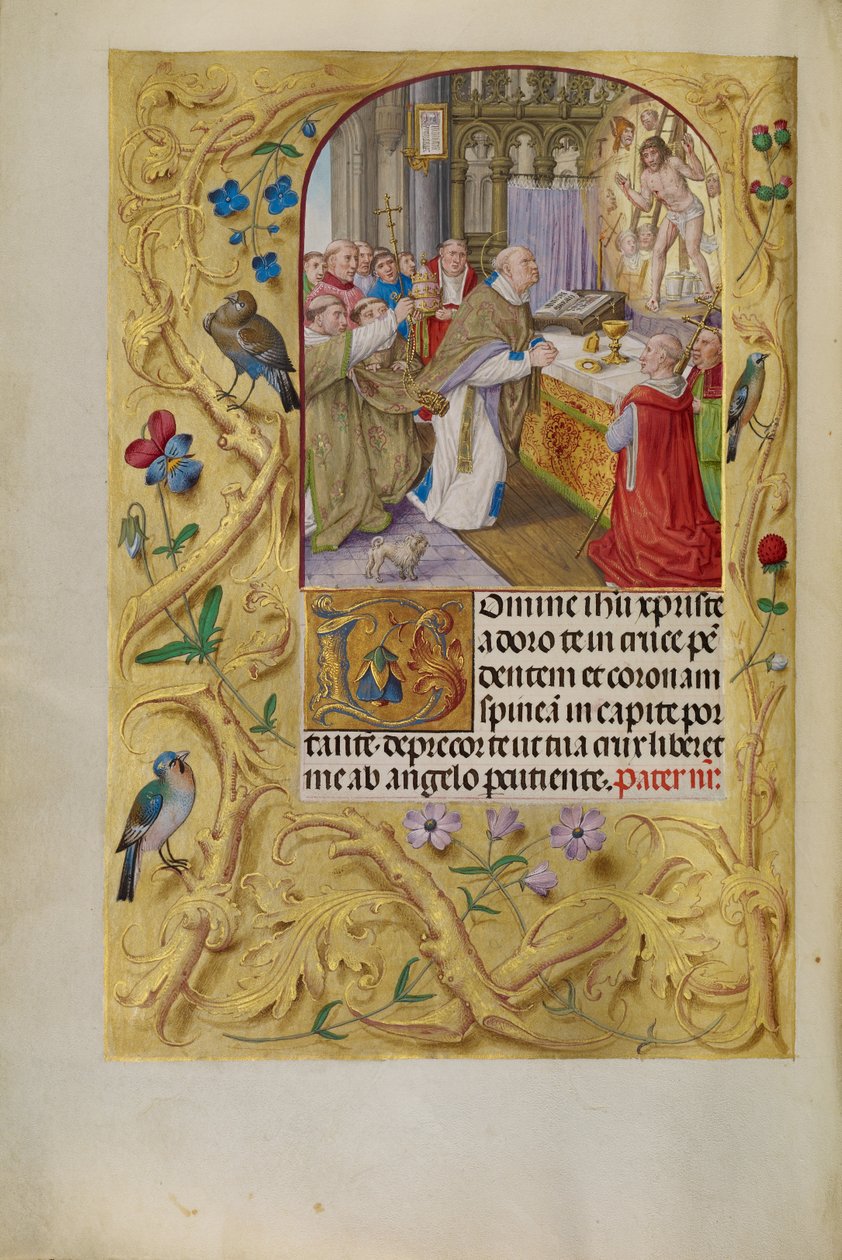 Mässan för Sankt Gregorius av Master of the Lübeck Bible